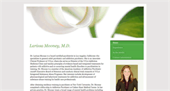 Desktop Screenshot of larissamooneymd.com